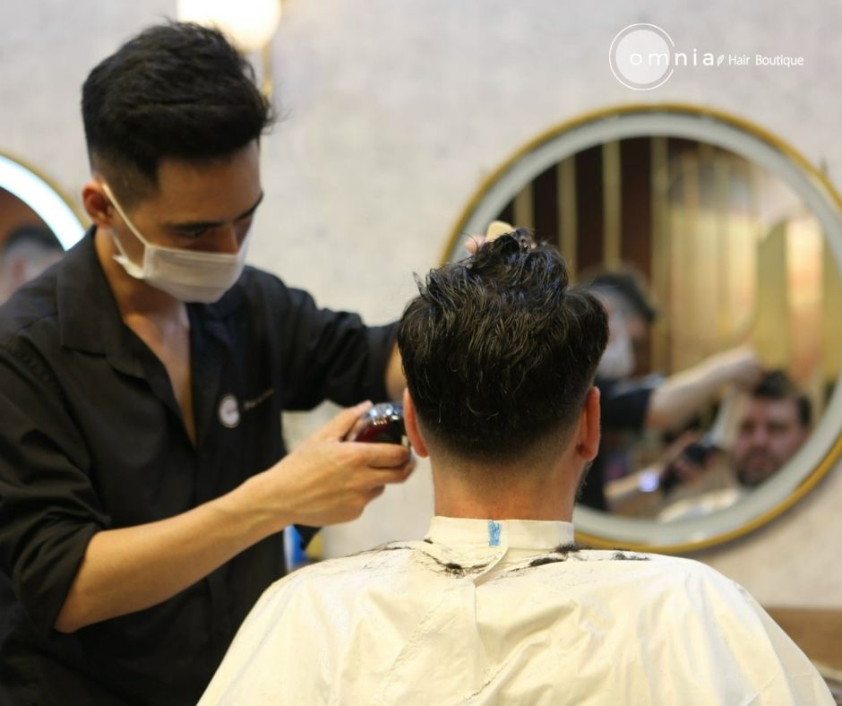 tiệm cắt tóc nam đẹp tại Hà Nội