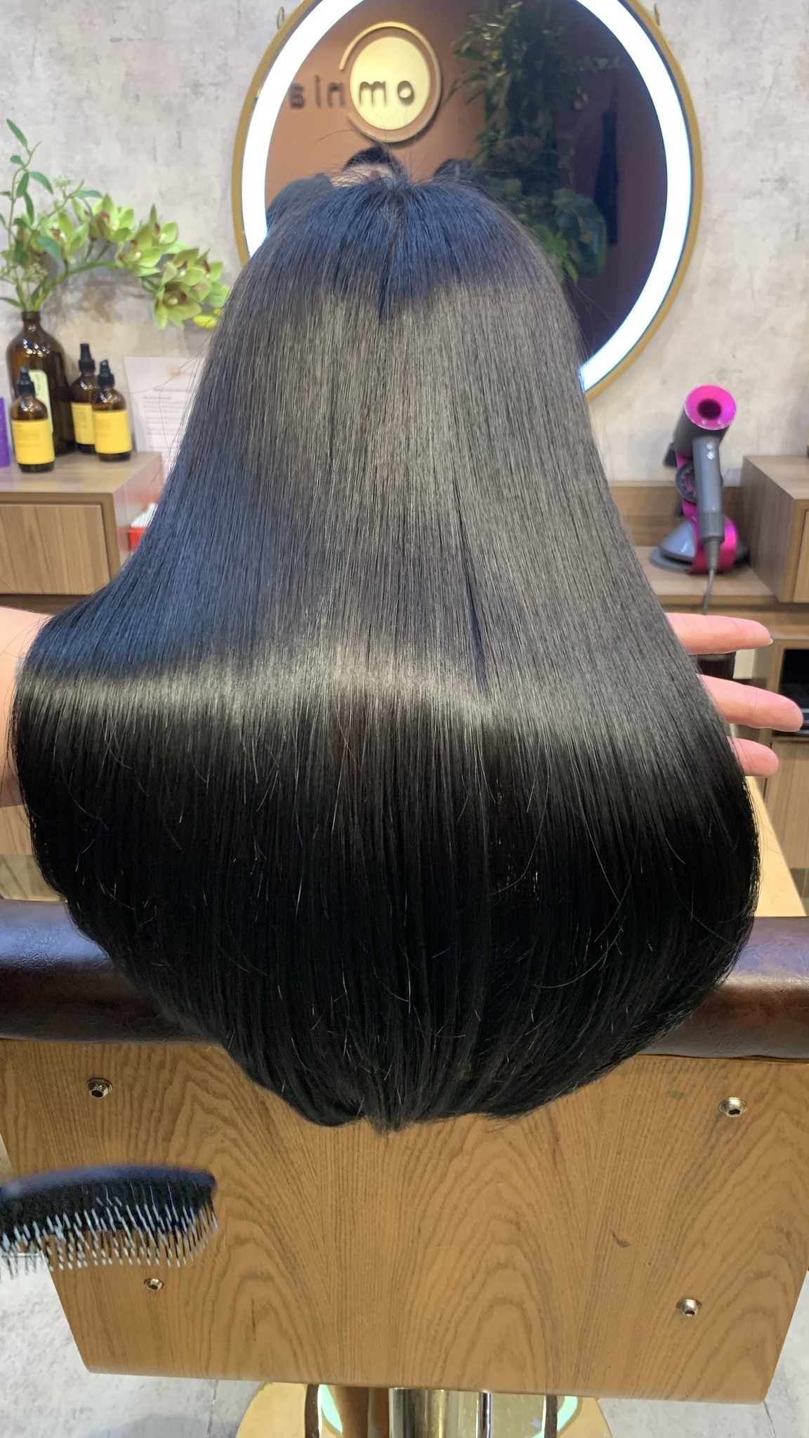 duỗi tóc phủ Keratin phục hồi tóc hư tổn