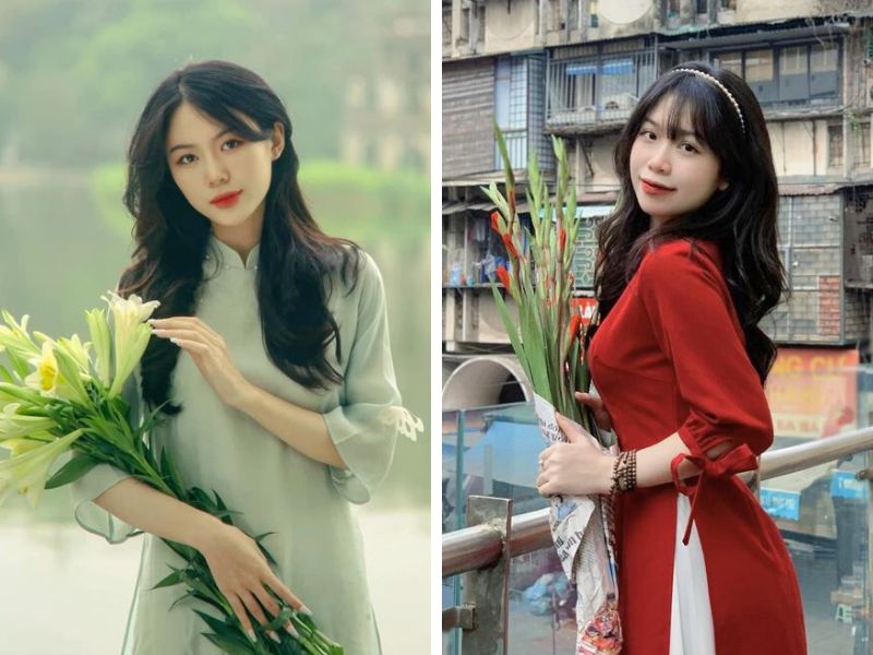 kiểu tóc đi chơi Tết