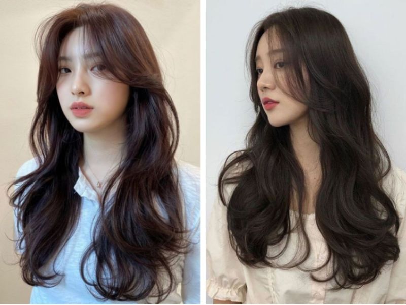 kiểu tóc đi chơi Tết