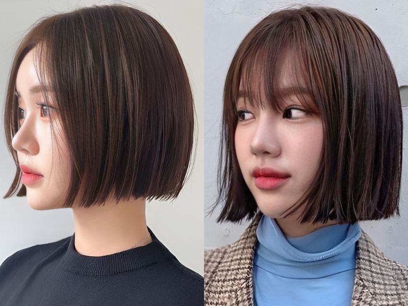 Tóc duỗi mái thưa