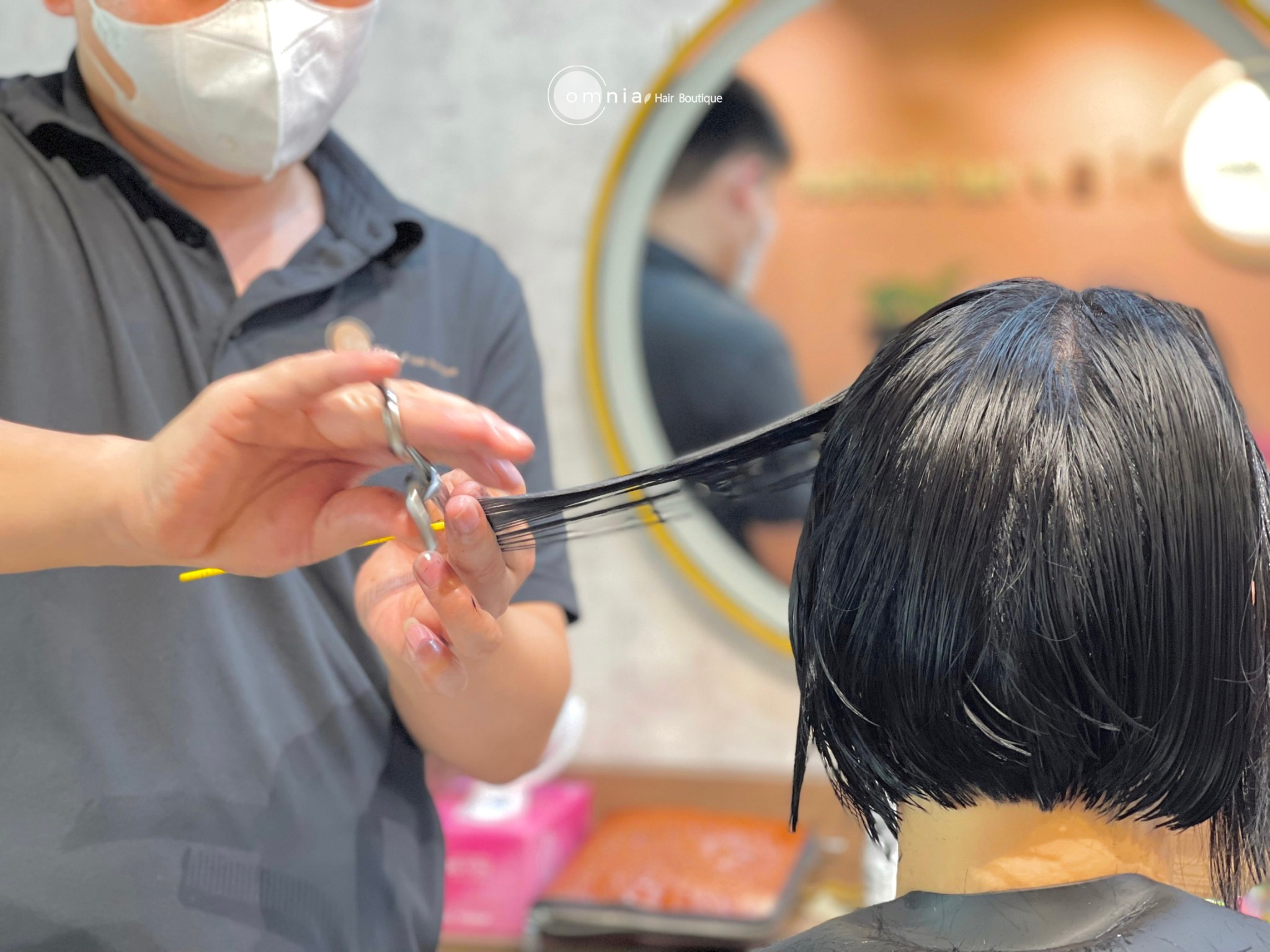 salon tóc sử dụng sản phẩm organic nổi tiếng