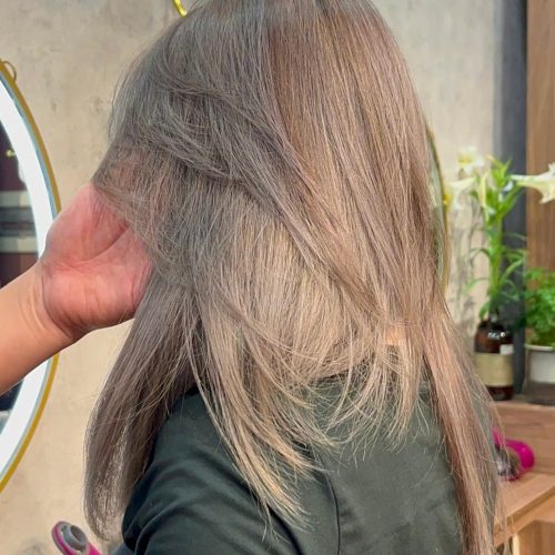 nhuộm balayage bằng sản phẩm organic cao cấp